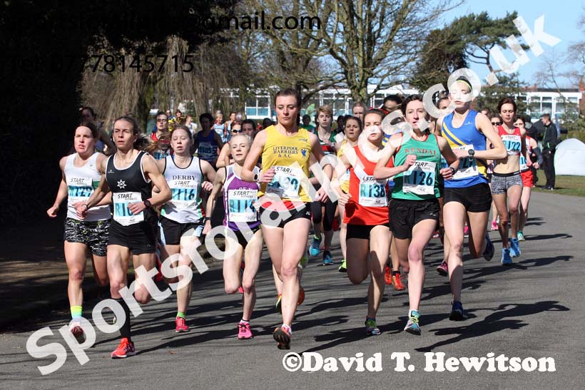 Senior womens Northern 6 Stage Road Relay Champs., Birkenhead Park. Photo: David T. Hewitson/Sports for All Pics
